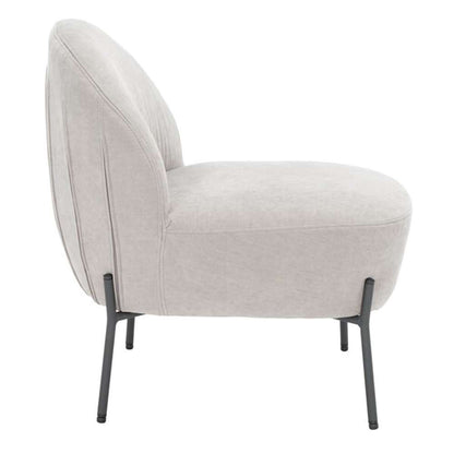 Safavieh - Brax Petite Slipper Chair - Light Grey - ACH5101B veiw 4