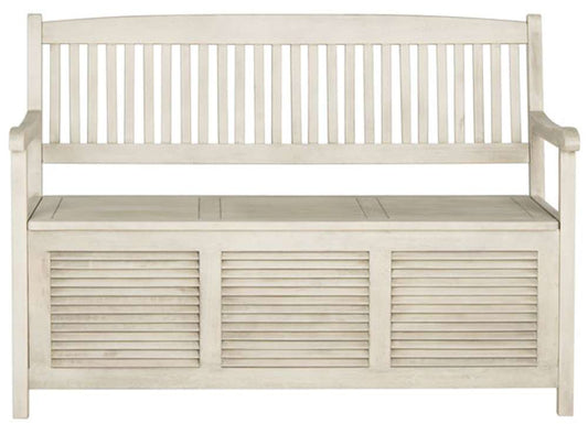 Safavieh - Brisbane Bench - Distressed - White - PAT7017C veiw 1