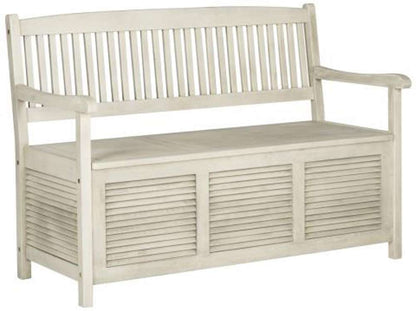 Safavieh - Brisbane Bench - Distressed - White - PAT7017C veiw 2