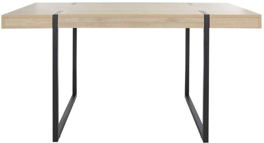 Safavieh - Cael Dining Table - Sand - Black - DTB9300B veiw 1