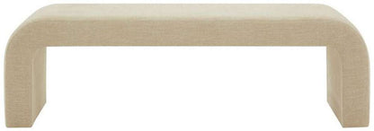 Safavieh - Caralynn Upholstered Bench - Beige - SFV5027I veiw 1