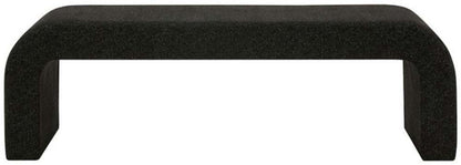 Safavieh - Caralynn Upholstered Bench - Black - SFV5027J veiw 1