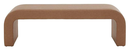 Safavieh - Caralynn Upholstered Bench - Camel - SFV5027H veiw 1