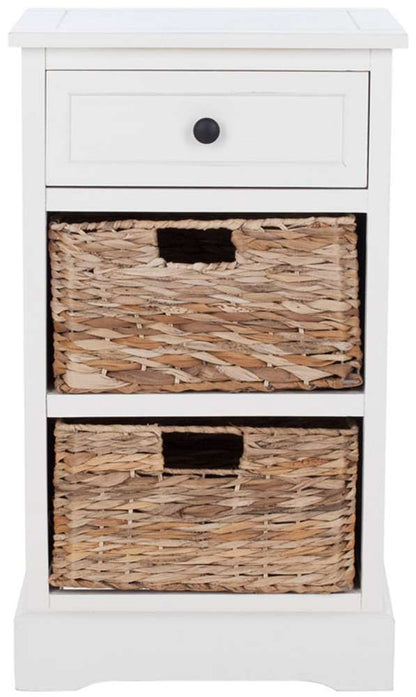 Safavieh - Carrie Side Table - Distressed Cream  - AMH5700C veiw 1