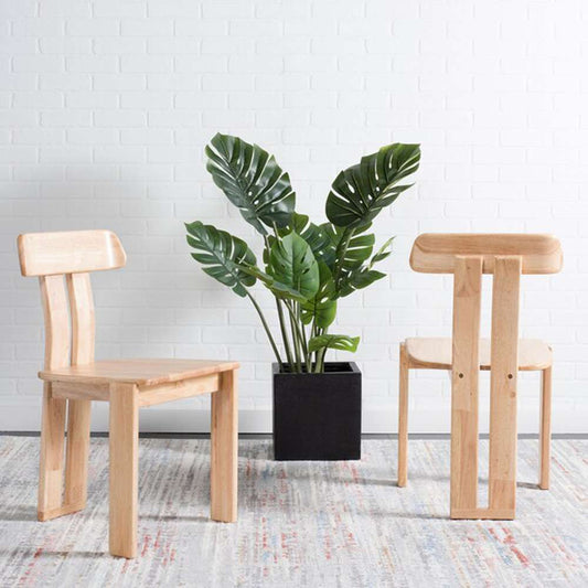 Safavieh - Cayde Wood Dining Chair - Light Blonde  - DCH8801B veiw 2