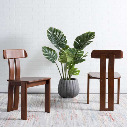 Safavieh - Cayde Wood Dining Chair - Walnut - DCH8801A veiw 2