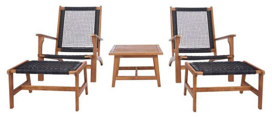 Safavieh - Chantelle Living Set - Natural - Black - PAT7076E veiw 1