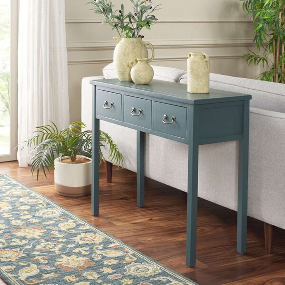 Safavieh - Cindy Console - Teal - AMH6568H veiw 3