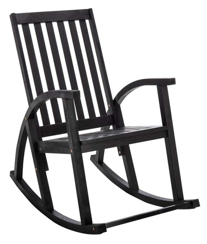 Safavieh - Clayton Rocking Chair - Black - PAT7003D veiw 3