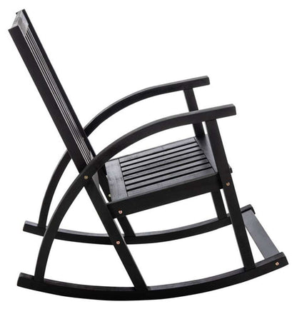 Safavieh - Clayton Rocking Chair - Black - PAT7003D veiw 4