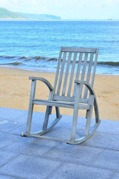 Safavieh - Clayton Rocking Chair - Grey - PAT7003B veiw 2