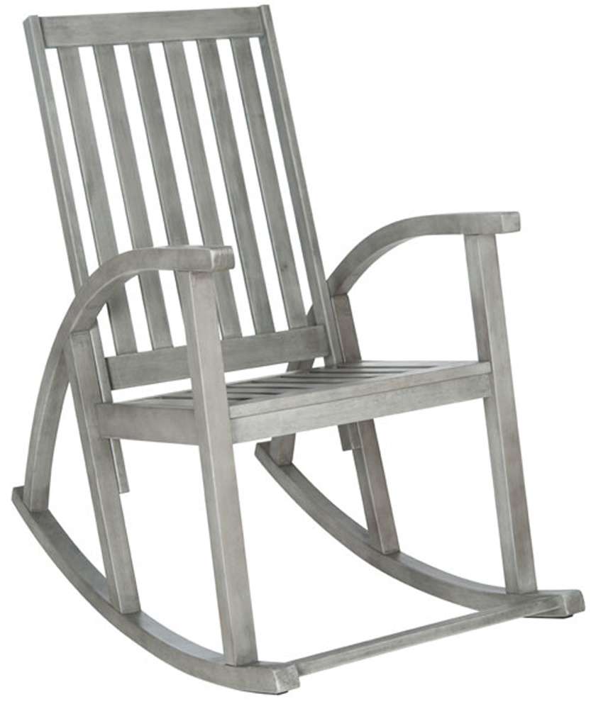 Safavieh - Clayton Rocking Chair - Grey - PAT7003B veiw 4