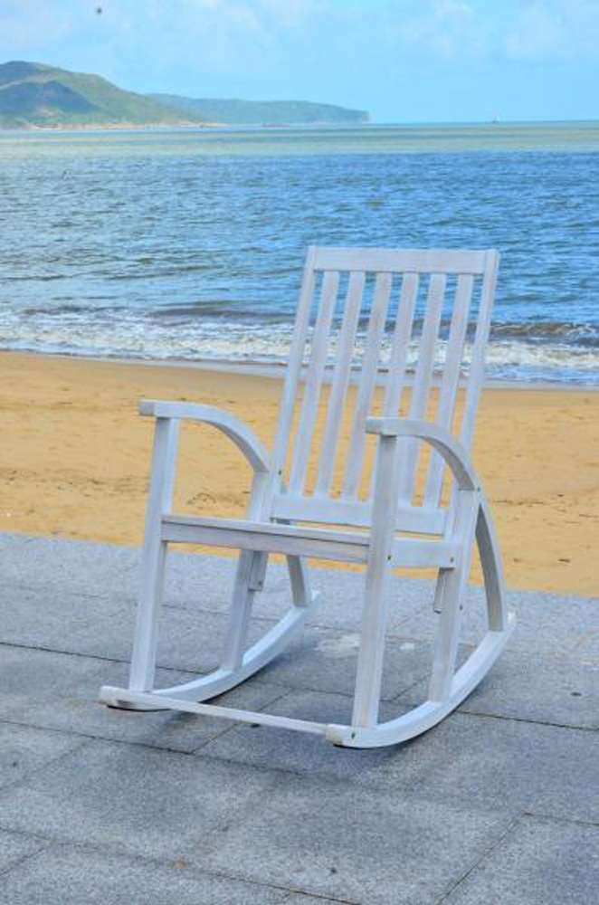 Safavieh - Clayton Rocking Chair - White - PAT7003C veiw 2