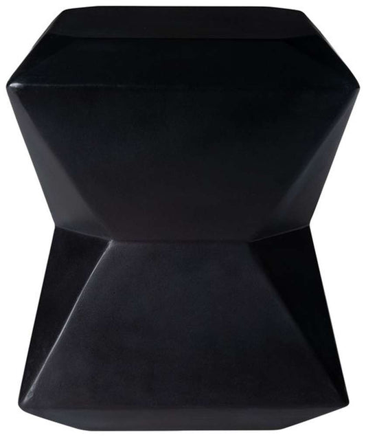 Safavieh - Conan Concrete Accent Stool - Black - VNN1030C veiw 1