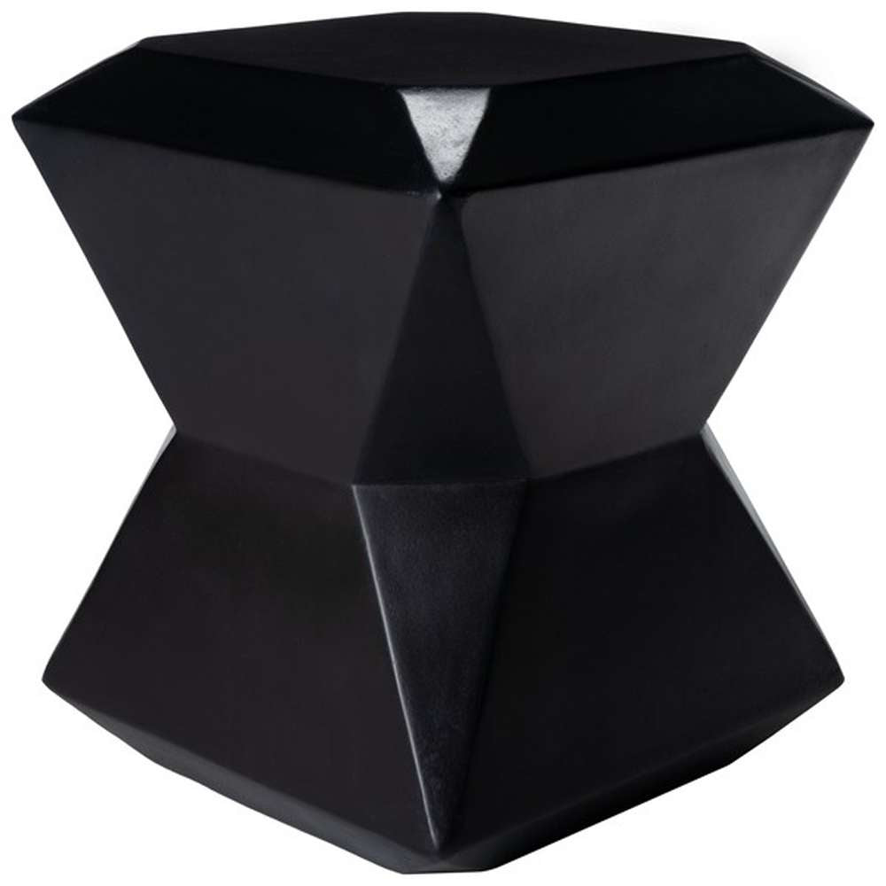 Safavieh - Conan Concrete Accent Stool - Black - VNN1030C veiw 3