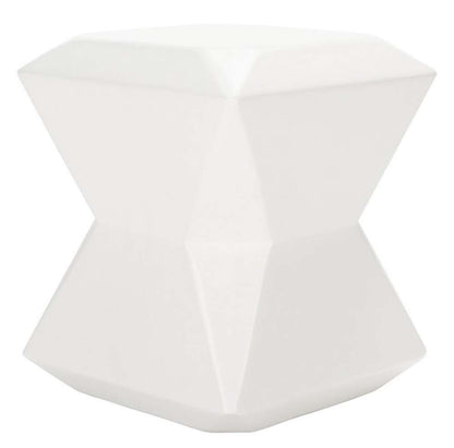 Safavieh - Conan Concrete Accent Stool - Ivory - VNN1030B veiw 3