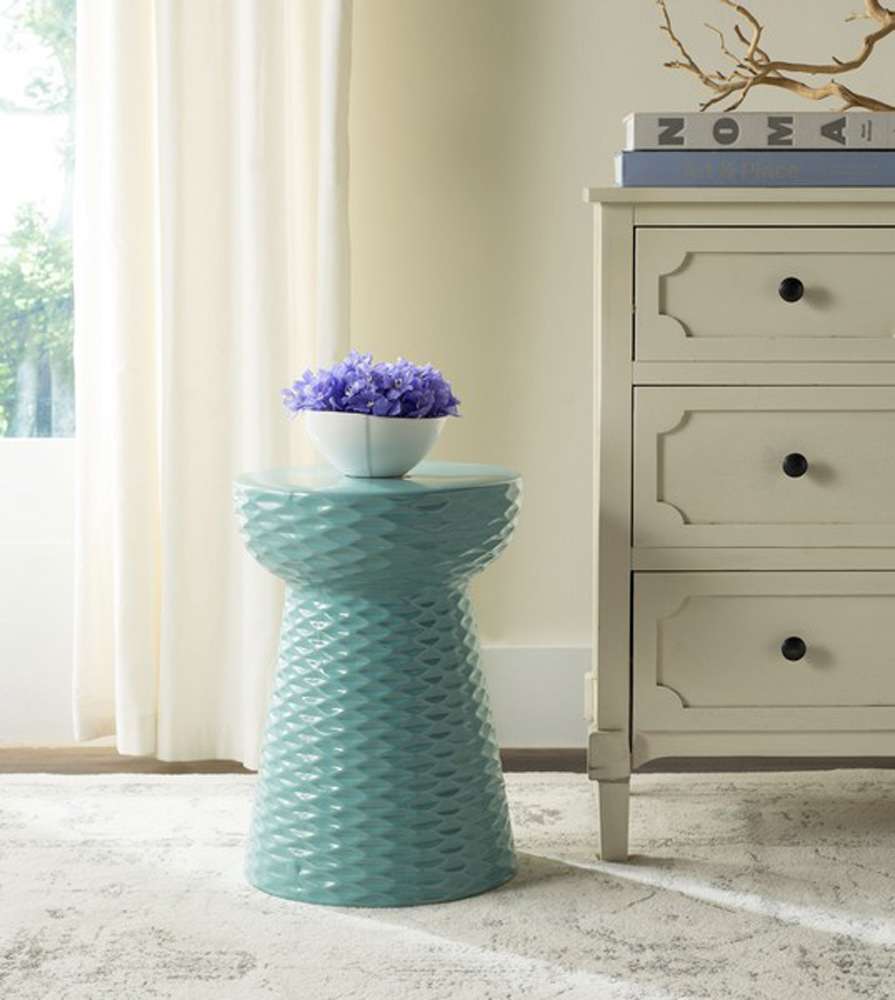 Safavieh - Daphne Garden Stool - Light Blue - ACS4523C veiw 1