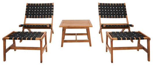 Safavieh - Darryl Living Set - Natural - Black - PAT7078E veiw 1