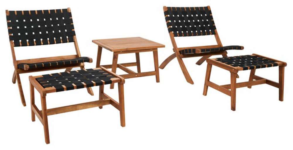 Safavieh - Darryl Living Set - Natural - Black - PAT7078E veiw 4