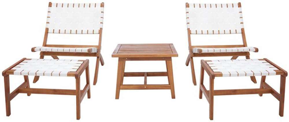 Safavieh - Darryl Living Set - Natural - White - PAT7078D veiw 1