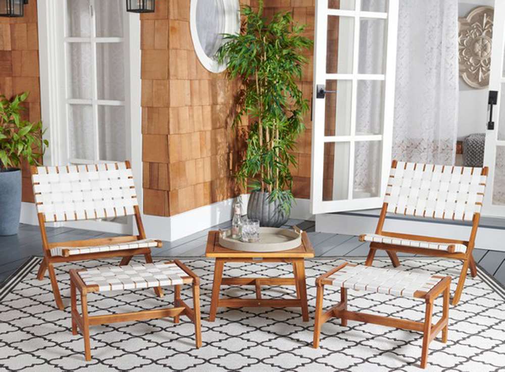 Safavieh - Darryl Living Set - Natural - White - PAT7078D veiw 3
