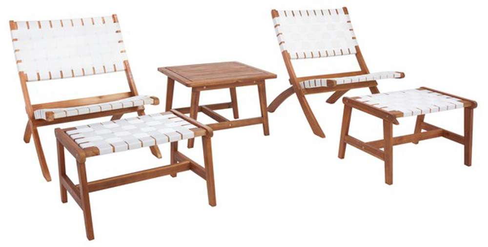 Safavieh - Darryl Living Set - Natural - White - PAT7078D veiw 4