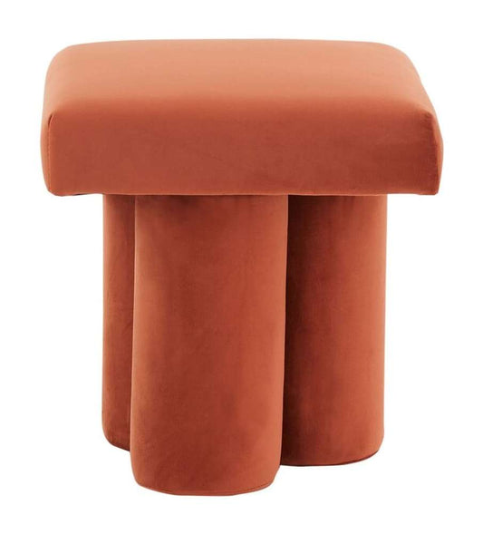 Safavieh - Deangelo Velvet Ottoman - Rust - SFV5085C veiw 1