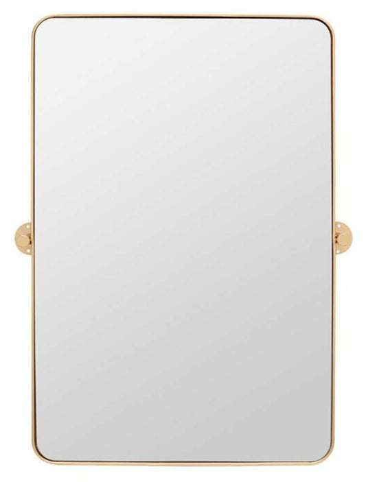 Safavieh - Delinah 24in Mirror - Brass - MRR2001C veiw 1