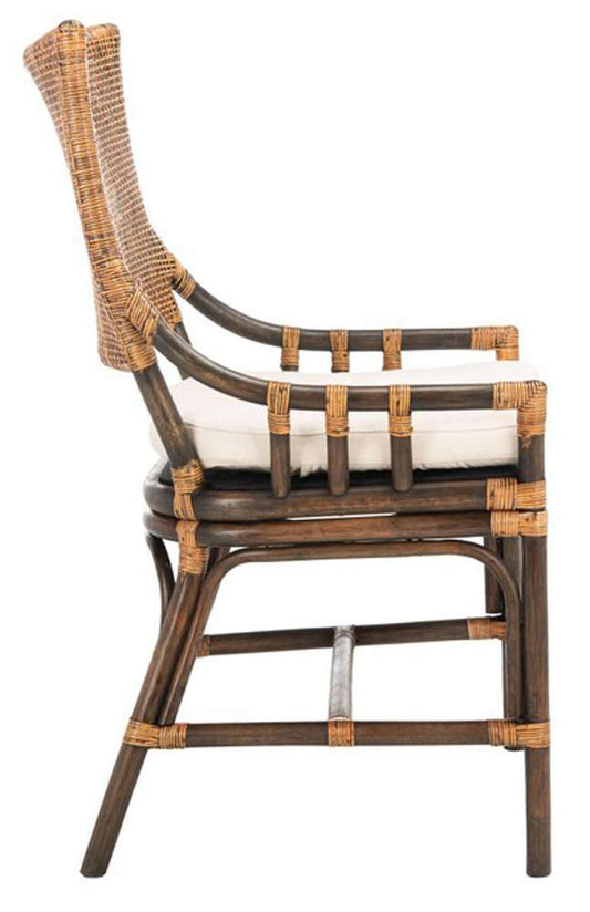 Safavieh - Donatella Chair - Brown - Black - SEA4012B veiw 2