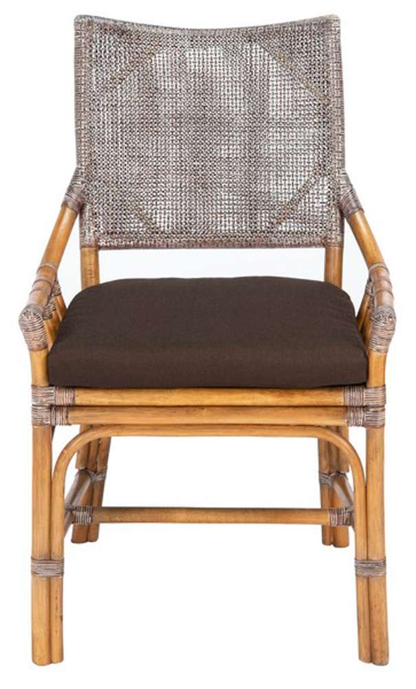 Safavieh - Donatella Chair - Brown - Brown - SEA4012C veiw 1