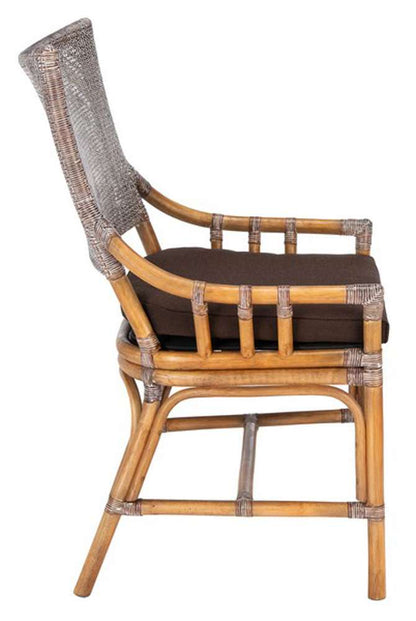 Safavieh - Donatella Chair - Brown - Brown - SEA4012C veiw 3