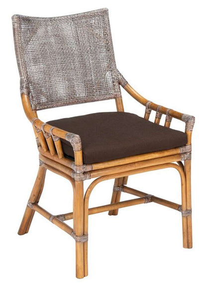 Safavieh - Donatella Chair - Brown - Brown - SEA4012C veiw 4