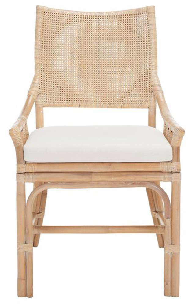 Safavieh - Donatella Chair - Natural - White Washed - SEA4012A veiw 1