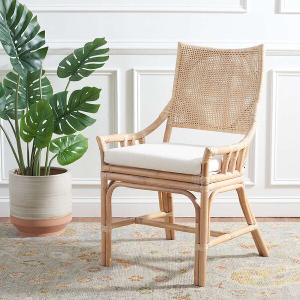 Safavieh - Donatella Chair - Natural - White Washed - SEA4012A veiw 2