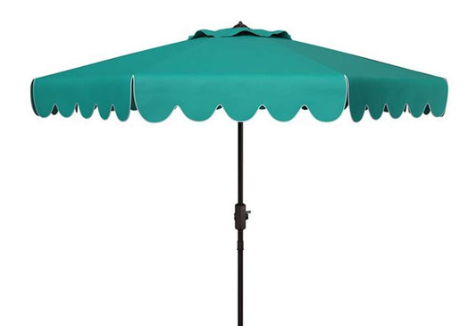 Safavieh - Dorinda 9Ft Crank Umbrella - Hunter Green - PAT8010H veiw 1