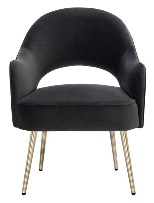 Safavieh - Dublyn Accent Chair - Black - ACH4001E veiw 1