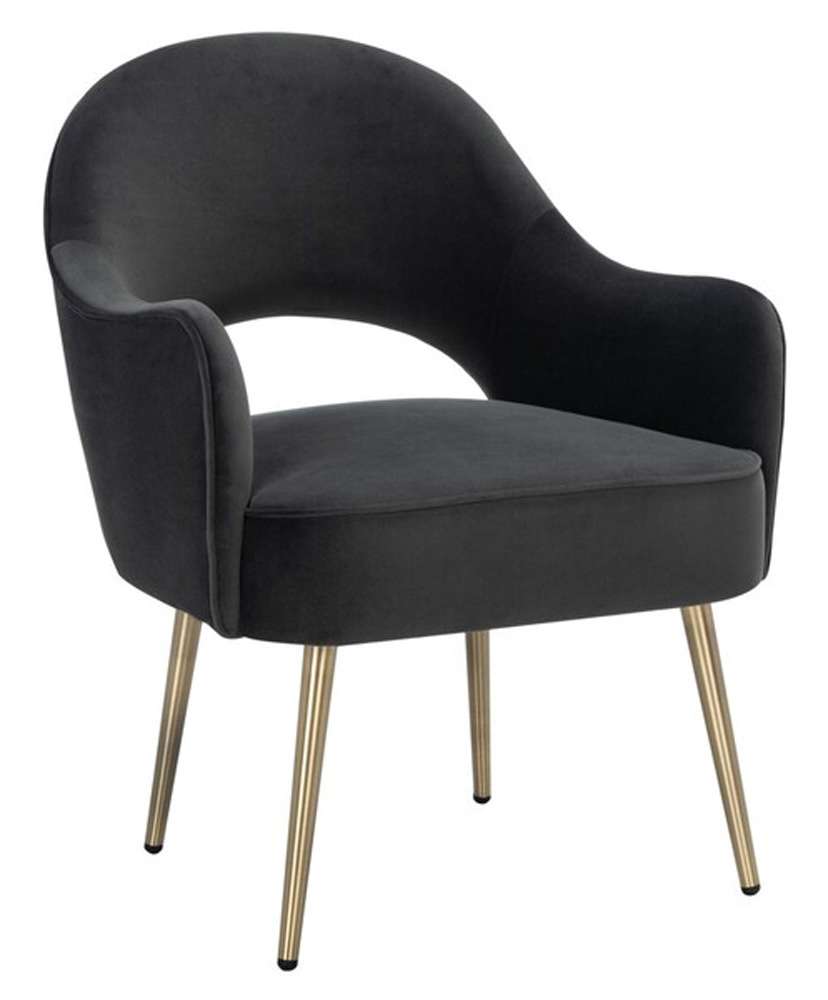 Safavieh - Dublyn Accent Chair - Black - ACH4001E veiw 3