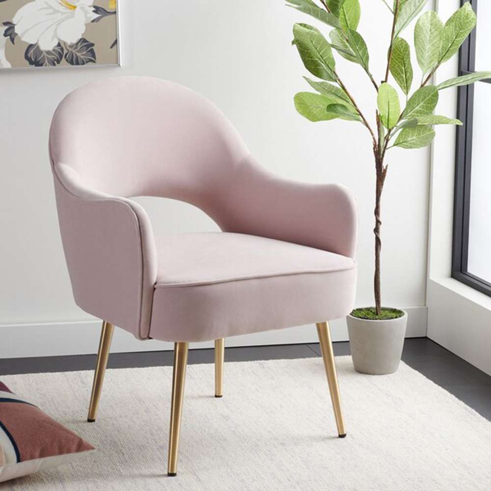 Safavieh - Dublyn Accent Chair - Light Pink - ACH4001D veiw 2