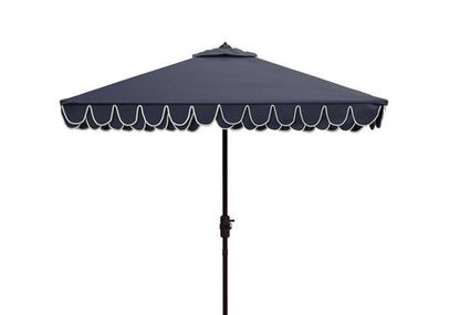 Safavieh - Elegant 7.5 Square Umbrella - Navy - White - PAT8406A veiw 1