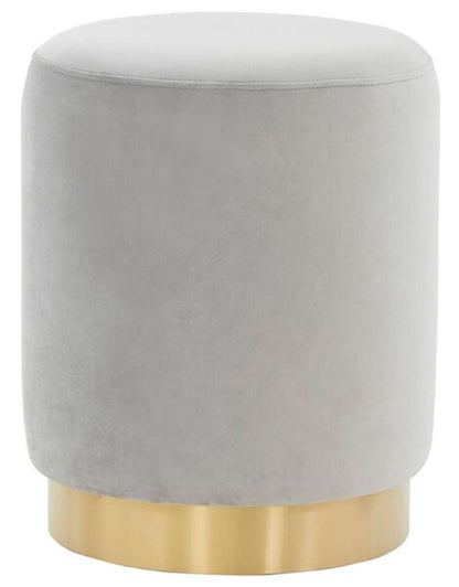 Safavieh - Elsworth Ottoman - Light Grey - Brass - SFV3558E veiw 1