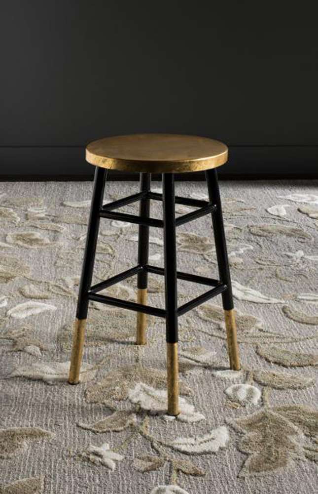 Safavieh - Emery Counterstool - Black - Gold - FOX3231C veiw 2