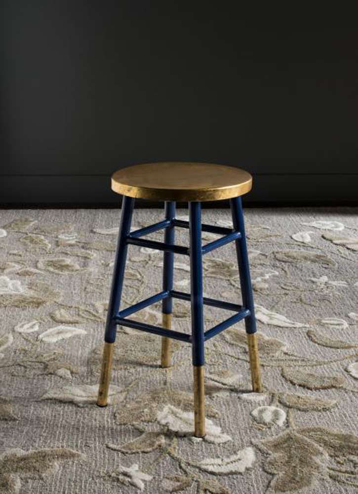 Safavieh - Emery Counterstool - Navy - Gold - FOX3231A veiw 2