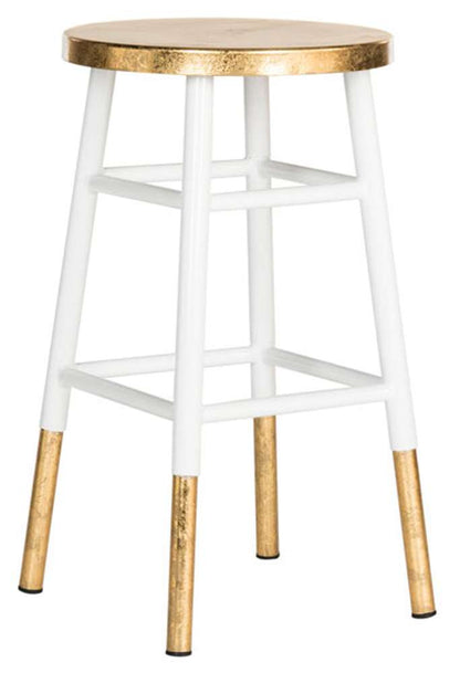 Safavieh - Emery Counterstool - White - Gold - FOX3231D veiw 3