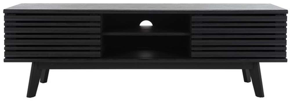 Safavieh - Esma 1 Shelf Media Stand - Black - MED9601B veiw 1