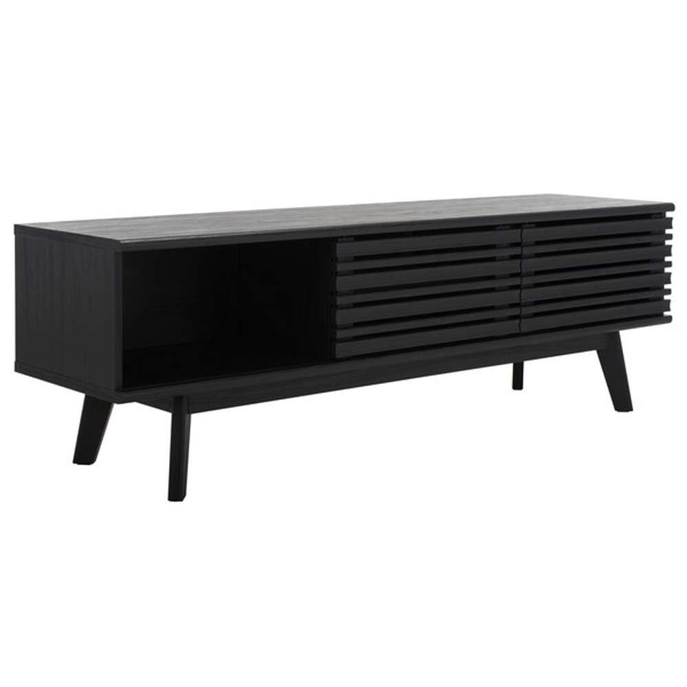 Safavieh - Esma 1 Shelf Media Stand - Black - MED9601B veiw 4