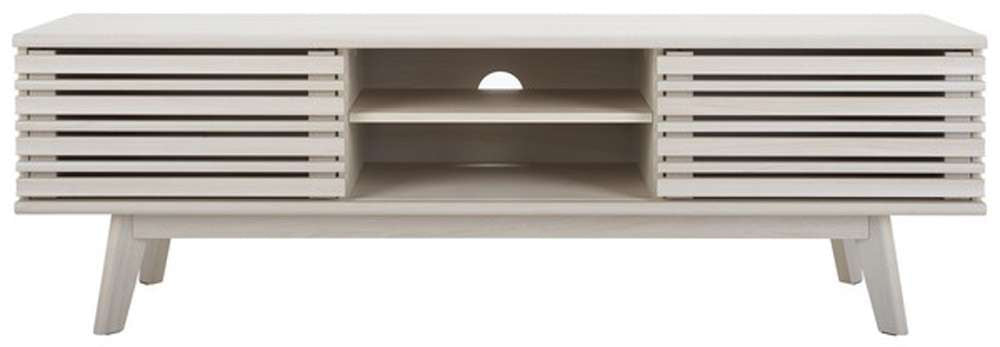 Safavieh - Esma 1 Shelf Media Stand - White - MED9601C veiw 1