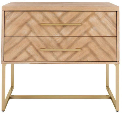 Safavieh - Estelle Nightstand - Oak - FOX6262A veiw 1