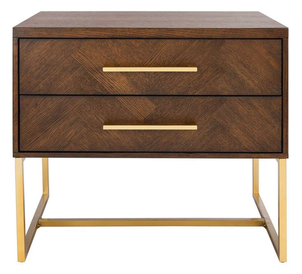Safavieh - Estelle Nightstand - Walnut - FOX6262D veiw 1