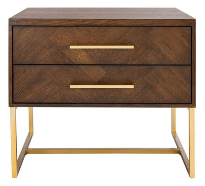 Safavieh - Estelle Nightstand - Walnut - FOX6262D veiw 1