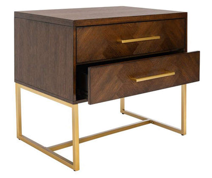 Safavieh - Estelle Nightstand - Walnut - FOX6262D veiw 4